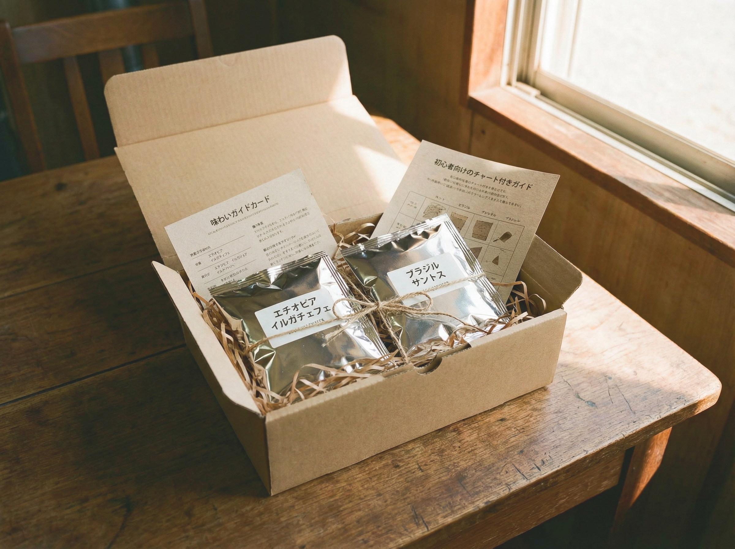 コーヒー豆の梱包